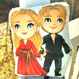 Princess Bride Buttercup and Westley Pillow Pal. New.